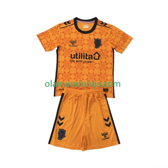 Camisola Sunderland Guarda-redes Criança Equipamento Terceiro 2025-2026 Manga Curta